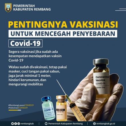PENTINGNYA VAKSINASI Untuk Mencegah Penyebaran Covid-19